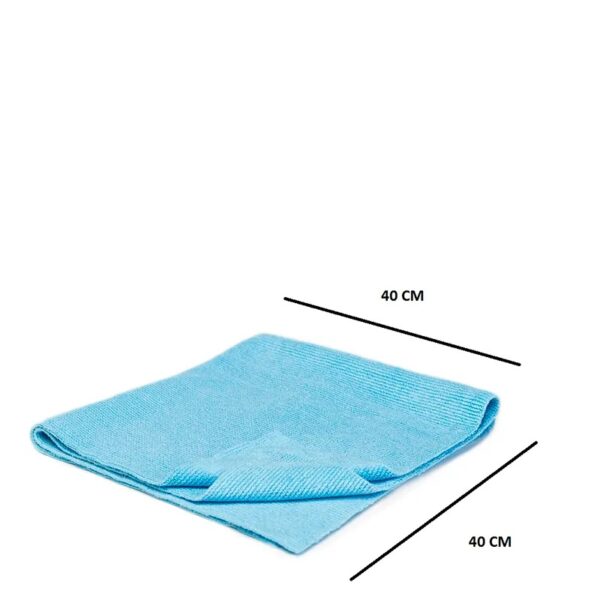 Pack de 3 Bayetas de Microfibra Azul 40 x 40 CM - Imagen 2